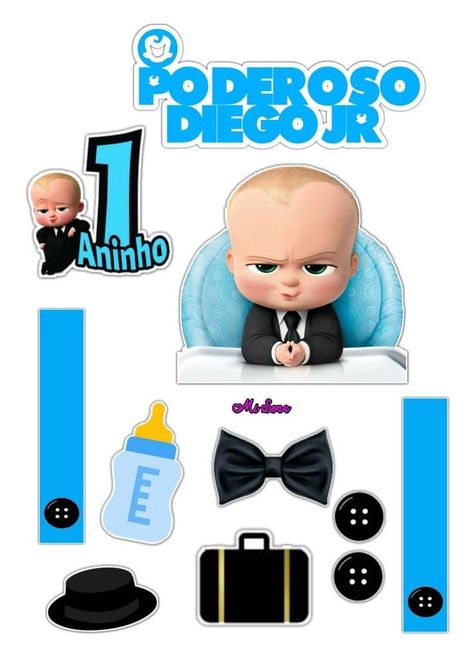 Baby Boss Cake Topper Printable, Topper Baby Boss, Boss Baby Png, Boss Baby Cake Topper, Avengers Cake Topper, Batman Cake Topper, Baby Boy Cake Topper, Baby Cupcake Toppers