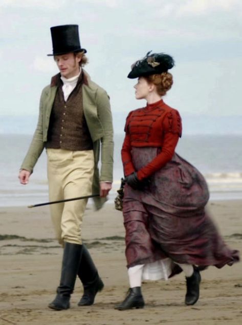 Victorian London Fashion, Sanditon Costumes, Regency Mens Fashion, Regency Men, Regency Aesthetic, Historical Aesthetic, British Period Dramas, Empire Outfit, Coast Fashion