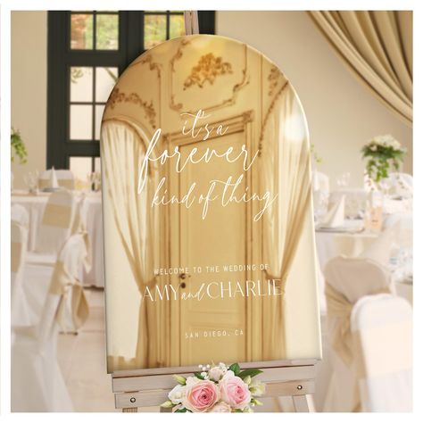 Gold Mirror Wedding Sign, Mirror Wedding Sign, Gold Mirror Wedding, Mirror Wedding Signs, Gold Wedding Signs, Mirror Wedding, Gold Mirror Acrylic, Wedding Printable, Mirror Sign