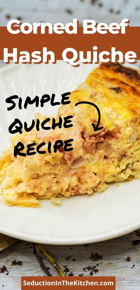 Corned Beef Quiche Recipes, Corned Beef Hashbrown Breakfast Casserole, Corned Beef Quiche, Corn Beef Hash Casserole, Corned Beef Breakfast Casserole, Can Corned Beef Recipes, Canned Corned Beef Hash Recipes, Corned Beef Hash And Eggs, Can Corn Beef Recipes