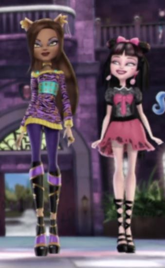 Monster High Draculaura X Clawdeen, Dracula And Clawdeen, Clawdeen Wolf X Draculaura, Claudine And Draculaura, 13 Wishes Draculaura, Monster High Draculaura And Clawdeen, Clawdeen X Draculaura, Monsterhigh Characters, Clawdeen Wolf And Draculaura