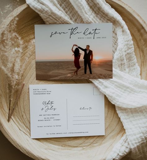 Marriage Announcement Cards, Photo Wedding Card, Handwritten Wedding, Marriage Announcement, Picture Templates, Photo Save The Date, Save The Date Template, Save The Date Photos, Save The Date Templates