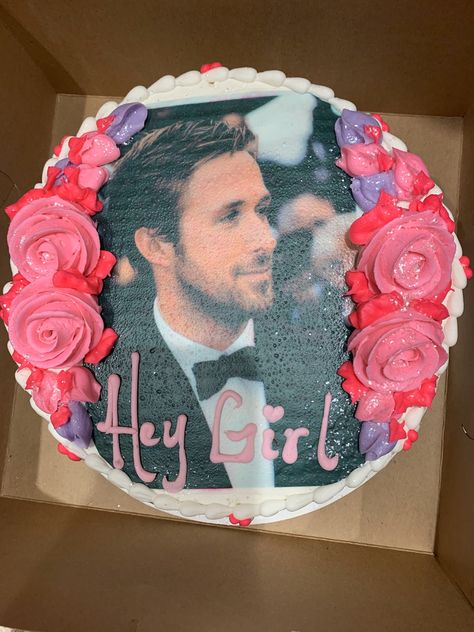 Ryan Gosling Cake, Ryan Gosling Birthday, Hey Girl Ryan Gosling, Blonde Baby Boy, 14th Birthday Cakes, Райан Гослинг, 18th Birthday Party, 14th Birthday, Themed Birthday Cakes