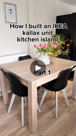 5.1K reactions · 188 shares | PART 2 NOW ON MY GRID IKEA KALLAX KITCHEN ISLAND…. I have now added the panelling to the island and will be painting it this weekend and the mdf table top will be wrapped next weekend. We’ve been sitting at it this week and I can hand on heart say I love it 😂😆 even unfinished. What’s your thoughts on it so far??? Have a fab Friday, Jill xxxx #neutrals #neutraldecor #myhomevibe #homesofinstagram #myhomedesign #instahome #homeaccount #homedecor #interior #homeinspo #ukhomeinspo #interiordesign #myinspiringinterior #interiors #decor #homeinterior #housetohome #homedesign #homestyle #sorealhomes #homeinteriors #homeinspiration #homesofinsta #mrshinchhome #ikea #ikeahacks #kitchenisland #diy | Jill DIY | interiors | home styling | hacks | Cameron James · Ikea Kallax Kitchen, Kallax Kitchen Island, Kallax Kitchen, Home Refresh Ideas, Cameron James, Ikea Kallax Unit, Mdf Table, Styling Hacks, Home Ac