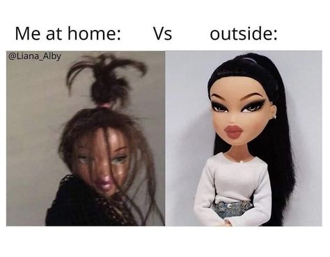 legit 🤣 Media Source: https://www.instagram.com/p/CYBxU15rwrZ/ Me When I Wake Up Vs Me On Instagram 💁🏼‍♀️ #memes #meme #memester #memesdaily #memestagram #memepage #memeaccount #memedaily #memer #memesfordays #funnymemes #memesfunny #memesforlife #memes4ever #spicymemes #bestmemes #funniestmemes #memes4days #memes2good #deepfriedmemes #dankmemes #girlfriendmemes #girlsmemes #girls #bratz #brat #bratzmemes #memelord #relatablememes #memelife Brats Memes Funny, Bratz Meme Text, Bratz Meme, Dark Feminity, Deep Fried Memes, Funny Texts Jokes, Text Jokes, I Wake Up, Meme Lord