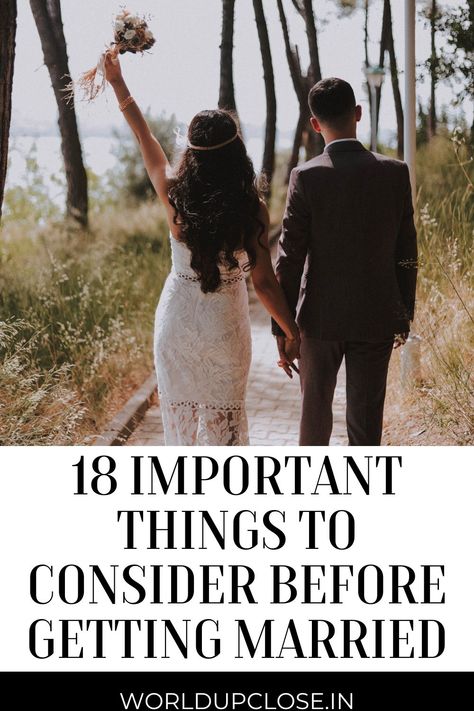 Are wedding bells ringing in your near future? Before you say 'I do,' it's crucial to consider some important factors that can make or break a successful marriage. From communication styles to future goals, there are countless considerations to ensure a happily ever after. So, let's dive into the top things you need to know before walking down the aisle and saying those magical words." Things To Consider Before Marriage, Things To Do Before Marriage, Magical Words, Before Getting Married, Dating Ideas, Preparing For Marriage, Communication Styles, After Marriage, Before Marriage