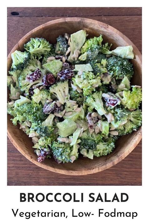 Salad Dressing With Yogurt, Dressing With Yogurt, Broccoli Salad Dressing, Vegetarian Broccoli Salad, Avocado Dressing Recipe, Broccoli Salad With Cranberries, Creamy Broccoli Salad, Easy Broccoli Salad, Healthy Broccoli Salad