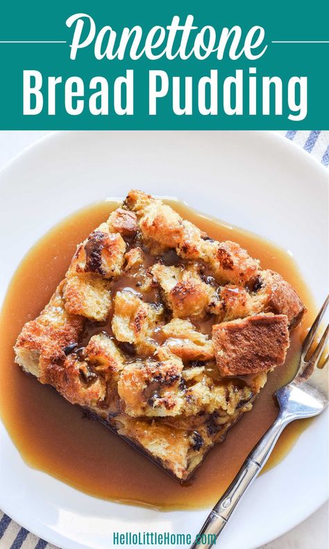 Recipes Using Panatone Bread, Panetone Bread Pudding, Bread Pudding Panettone Recipe, Pannetone Bread Pudding, Recipe For Bread Pudding, Pannetone Bread Pudding Giada, Panettone Bread Pudding, Traditional Panettone Recipe, Chocolate Panettone