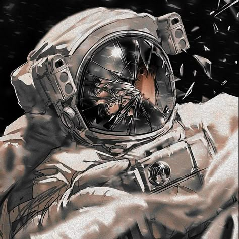 Astronaut Icon Aesthetic, Astronaut Pfp Aesthetic, Science Pfp Aesthetic, Space Profile Picture Aesthetic, Astronaut Oc Art, Profile Picture Orv, Astronaut Profile Picture, Space Pfp Aesthetic, Space Aesthetic Pfp