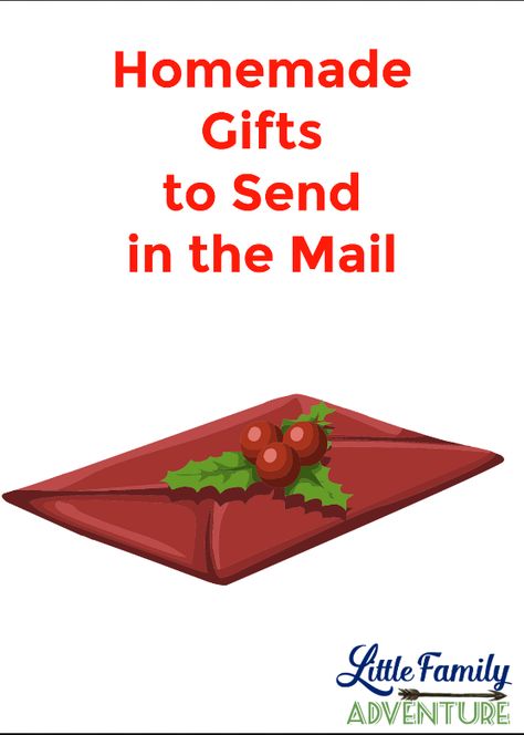 Homemade Gifts to Send in the Mail - Christmas gifts or care packages Mailable Christmas Gifts, Gift Wrapping Tutorial, Gifts Homemade, Gift Baskets For Men, Christmas Mail, Mail Gifts, Small Christmas Gifts, Diy Thanksgiving, Pen Pal