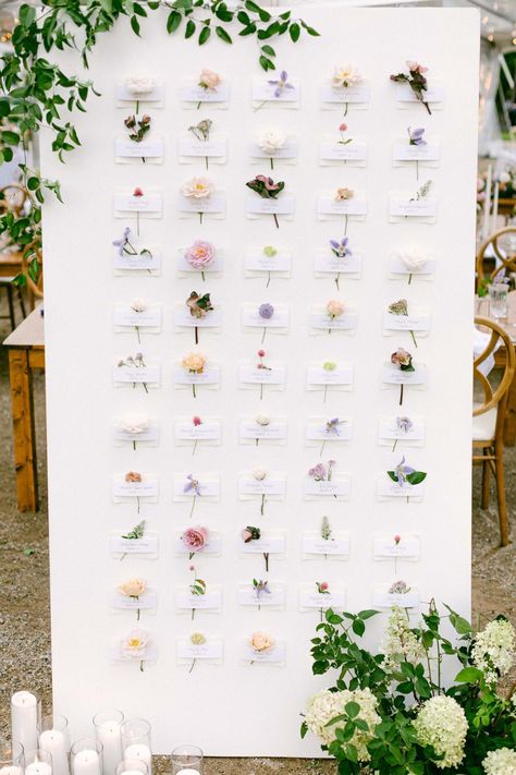 Seating Chart Florals, Seating Chart Flowers, Setting Chart, Wedding Seating Charts, Greenhouse Wedding, Garden Tea Party, Manor Wedding, Eastern Shore, Seating Chart Wedding