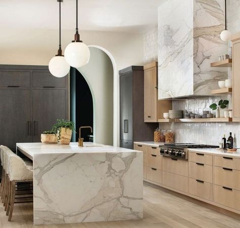 Dröm Hus Planer, Dream Kitchens Design, Kitchen Inspiration Design, Counter Tops, Kitchen Remodel Idea, Luxury Kitchen, Beautiful Kitchens, Kitchen Style, Home Decor Kitchen