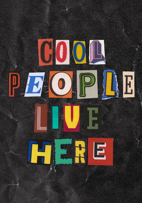 Cool People Live Here Poster, Cool People Live Here, Art Room Posters, Cool People, Nice People, Apartment Decor Inspiration, Room Posters, Art Room, Apartment Decor