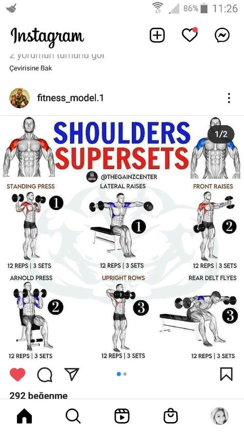 Shoulder With Dumbell, Shoulders And Abs Workout Gym, Dumbbell Shoulder Workout For Men, Delt Workout For Men, Dumbell Shoulder Workout For Men, Shoulders Exercises For Men, Men’s Shoulder Workout, Superset Workout Men, Shoulders Workout Men