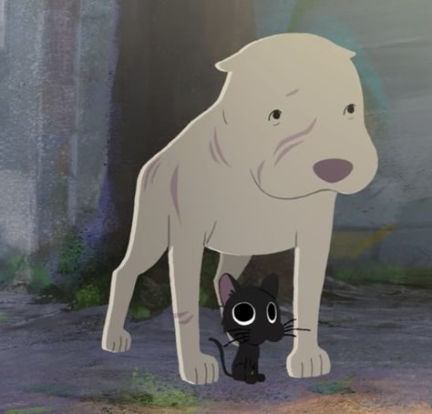 The dog from Kitbull is a precious baby who deserves the world. Kitbull Pixar, Cat And Dog, Disney Pixar, A Cat, Pixar, A Dog, Disney, Wall