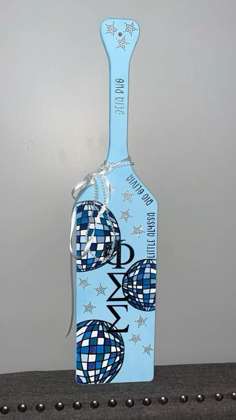 Chi Omega Paddle, Twin Paddles Sorority, Greek Paddles Sorority Ideas, Tri Delta Paddle, Graduation Paddle Sorority, Blue Sorority Paddle, Taylor Swift Sorority Paddle, Big And Little Paddles, Paddle Ideas Sorority Big Little