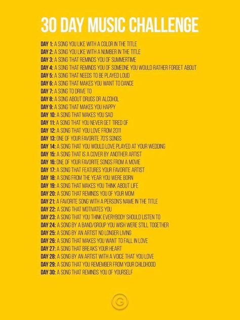 30 Day Music Challenge 30 Day Music Challenge, 30 Day Writing Challenge, Bestie Stuff, Music Challenge, 30 Day Song Challenge, Song Challenge, What To Do When Bored, Instagram Challenge, Song Suggestions