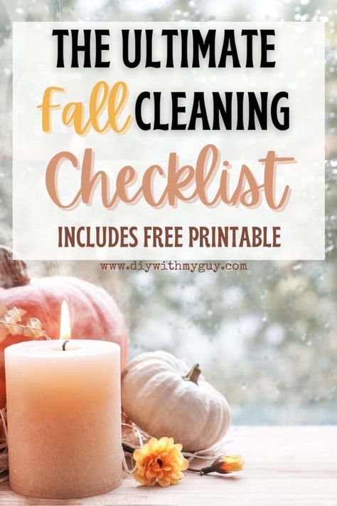 Fall Cleaning Checklist, Fall Checklist, Happy Homemaking, Holiday Cleaning, Deep Cleaning Checklist, Cleaning Diy, Fall Cleaning, Fun Fall Crafts, Mattress Cleaning