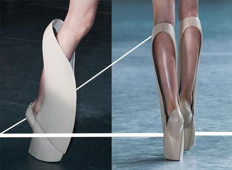 Sketching Fashion, 3d Printed Shoes, Mui Mui, Unique Shoe, Futuristic Shoes, High Fashion Couture, Unique Heels, Printed Shoes, Runway Shoes