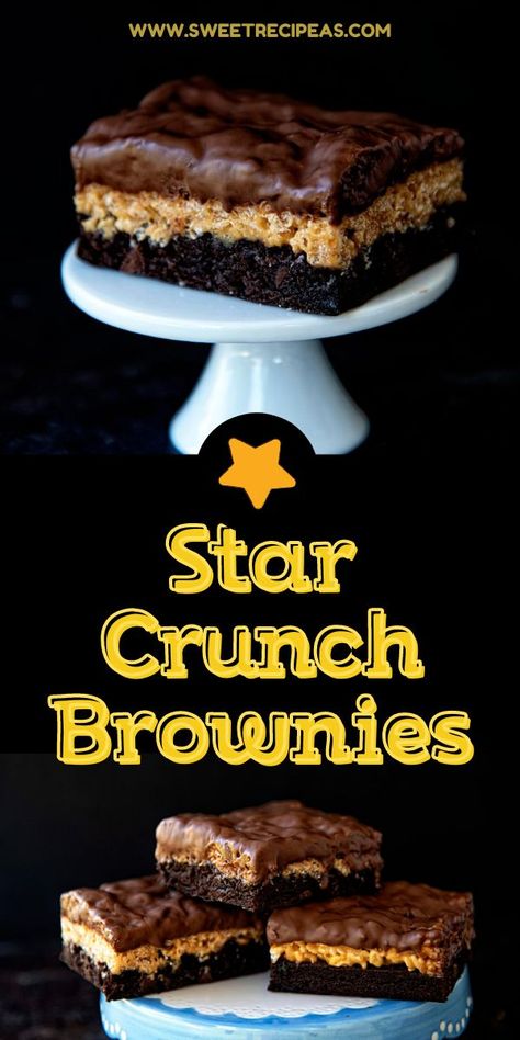 Crunch Brownies, Star Crunch, Little Debbie Snack Cakes, Cheesecake Oreo, Homemade Strawberry Sauce, Easy Gluten Free Desserts, Homemade Snickers, Cookies Bars, Dipped In Chocolate