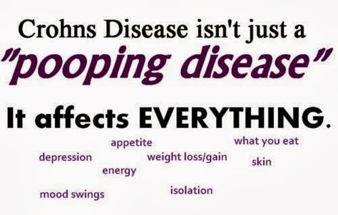 Crohn's Disease, it affects everything. Chrons Disease, Disease Quote, Crohns Awareness, Invisible Illness, Chronic Disease, Autoimmune Disease, Chronic Illness, Chronic Pain, That Way