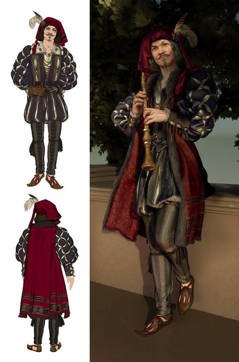 15th Century Fashion, Warhammer Fantasy Roleplay, Medieval Garb, Fantasy Role Playing, Medieval Costume, Medieval Clothing, Fantasy Costumes, Warhammer Fantasy, Fantasy Rpg