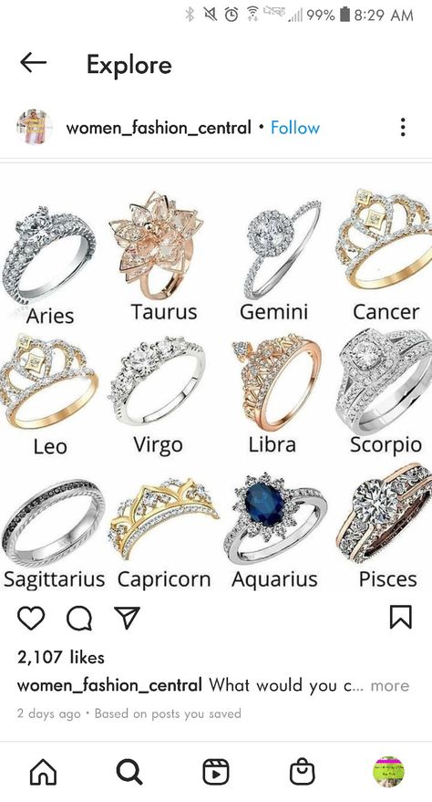 Zodiac Dresses, Zodiac Signs Outfits Style Inspiration, Aquarius Ring, Zodiac Signs Outfits, Affordable Wedding Ideas, Zodiac Fashion, Zodiac Signs Pictures, Zodiac Aesthetic, All About Gemini