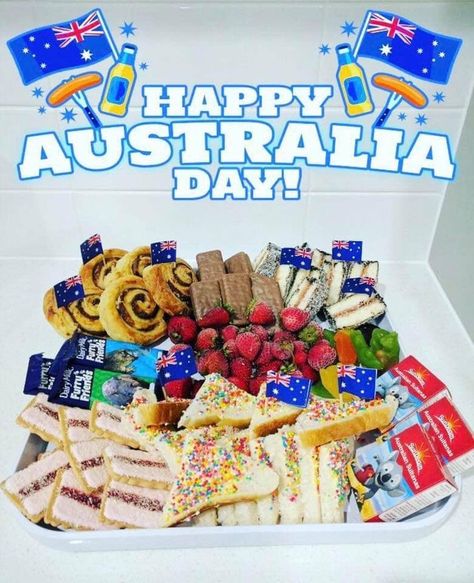 Australia Day Platter, Fast Meals Healthy, Jordy C, Aussie Party, Australia Day Party, Australian Snacks, Australia For Kids, Australian Citizenship, Welcome To Australia