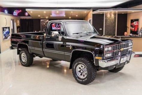 1985 Chevy C10, 1985 Chevy Truck, 87 Chevy Truck, Chevy 4x4, Bushwacker, Hummer Cars, Lifted Chevy Trucks, Chevy Pickup Trucks, Old Pickup Trucks