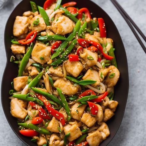 Asian Fish Stir-Fry Recipe | Recipes.net Fish Stir Fry, Stir Fry Fish, Pork Spices, Asian Fish, Wok Recipes, Spiced Vegetables, Main Dish Salads, White Fish, Dessert Ingredients