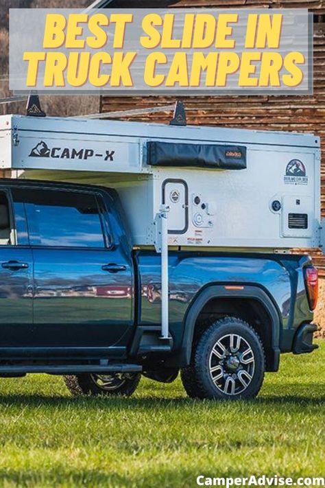 In this article, I have listed 10 Best Slide In Campers. These Slide In Truck Campers are perfect because they are lightweight and have all the amenities. Truck Slide In Camper, Slide In Camper Ideas, Truck Campers Ideas, Slide In Truck Camper Storage Ideas, Slide On Camper, Pick Up Truck Camping, Truck Camper Interior, Slide On Campers, Wrangler Camper