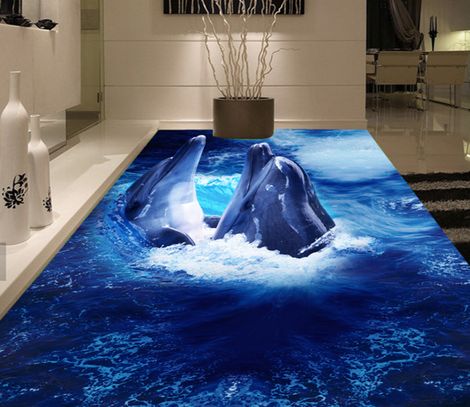 Epoxy Kitchen, 3d Flooring, Creative Flooring, Bawah Air, Waterproof Floor, Floor Murals, 3d Wall Murals, Floor Wallpaper, Pvc Flooring