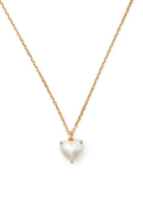 Pearl Heart Necklace, Kate Spade Heart, Pearl Heart, Girl Stickers, Soft Girl, Heart Pendant Necklace, Car Decor, Kate Spade New York, Heart Necklace