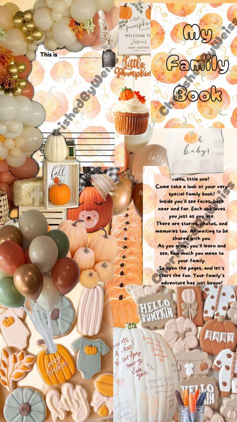 🎃 A Little Pumpkin Is on the Way! 🍂 Celebrate the arrival of your little one with this adorable autumn-inspired theme! From cozy decor to custom keepsakes, including our exclusive “My Family Book” by Cherished By Weiss, this collage has everything you need to capture those precious moments. The perfect blend of fall vibes and personalized touches for your upcoming baby shower or nursery decor. 🍁📚✨ Family Book, Family Books, Cozy Decor, Baby Shower Theme, Family Adventure, Autumn Inspiration, Precious Moments, Fall Vibes, My Family