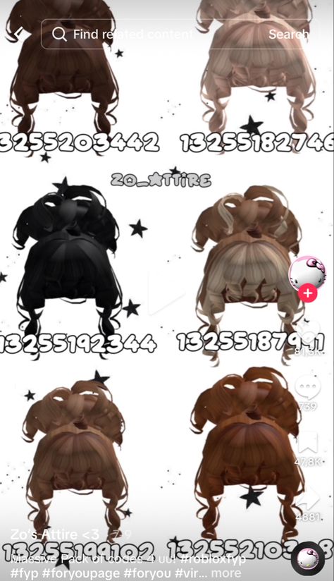 Cute Messy Buns, Messy High Bun, Two Buns, Cute Website, High Bun, Berry Ave, Roblox Codes, Ginger Hair, Messy Hairstyles