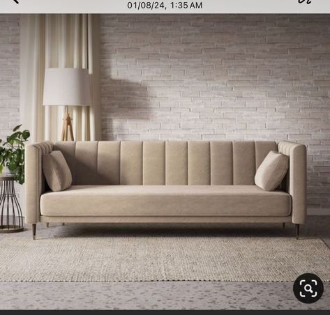 Sofas With Cushions, Living Room Sofa Design Small Spaces, Latest Sofa Designs Modern 2020, Single Sofa Design, Beige Sofa Living Room, Tv Cabinet Design Modern, Lounge Seating Area, Chesterfield Style Sofa, Sofa Couch Design