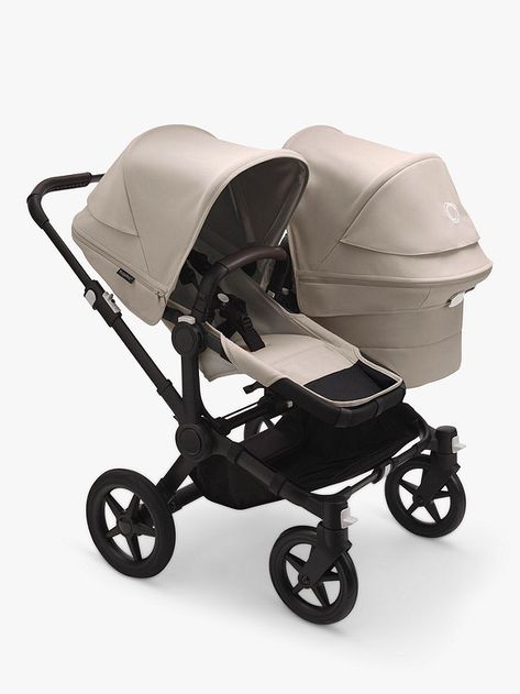 Bugaboo Donkey 5 Duo Pushchair & Carrycot, Desert Taupe Bugaboo Donkey Duo, Bugaboo Donkey, Baby Temperature, Toddler Safety, Dream Future, Black Desert, Double Strollers, Bonnie N Clyde, Baby Jogger