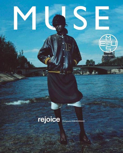 Cover of Muse with Rejoice Chuol, October 2024 (ID:87602)| Magazines | The FMD Muse Magazine, Famous Models, Pop Up Store, Model Agency, Global Fashion, Fashion Magazine, The Twenties, Muse, Magazine