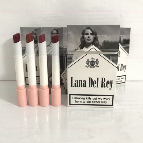 Lana Del Rey Ciggaretes Lipstick, Lana Del Ray Lipstick, Lana Del Rey Things To Buy, Lana Del Rey Ciggarates Lipstick, Lana Del Rey Perfume, Lana Del Rey Things, Lana Lipstick, Lana Del Rey Gifts, Lana Del Rey Born To Die