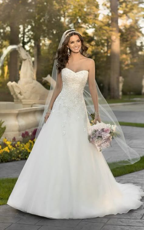 5959 Lace and Organza A-Line Wedding Dress by Stella York 2015 Wedding Dresses, Stella York, Sweetheart Wedding Dress, Wedding 2015, A Wedding Dress, Beauty Dress, Best Wedding Dresses, Beautiful Wedding Dresses, A-line Wedding Dress