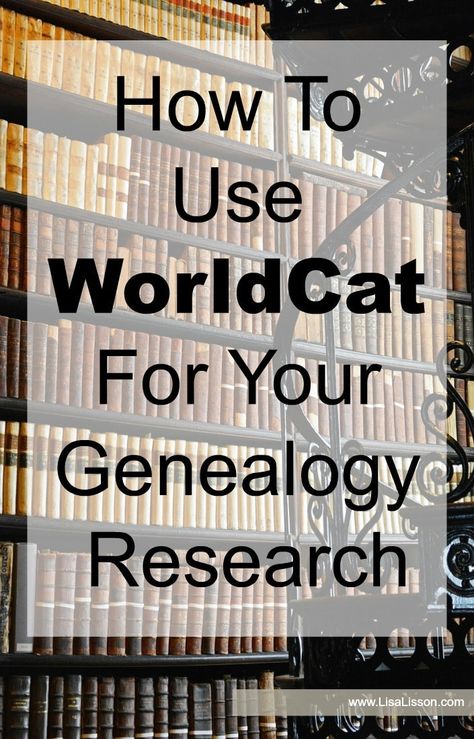 How To Use WorldCat For Your Genealogy Research | Are You My Cousin? Best Genealogy Software, Free Genealogy Sites, Genealogy Organization, Irish Genealogy, Genealogy Search, Genealogy Help, Family Tree Research, Genealogy Websites, Ancestry Family Tree