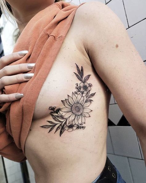 Sunflower Tattoo Shoulder, Tattoo Aesthetic, Cool Chest Tattoos, Inspiration Tattoos, Thigh Tattoos, Sunflower Tattoos, The Beauty Of Nature, Sunflower Tattoo, Lotus Flowers