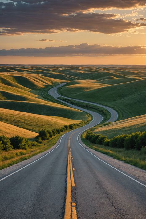 Road Less Traveled: Exploring the Scenic Byways of Kansas Flint Hills Kansas, Kansas Travel, Tallgrass Prairie, Flint Hills, The Road Less Traveled, Road Less Traveled, Scenic Byway, The Sunflower, Drive Through