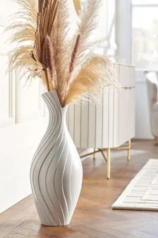 Extra Large Vase, Floor Vase Decor, Large Floor Vase, Tall Floor Vases, Vase Deco, Staircase Ideas, Bedroom Refresh, Floor Vase, Decor Home Living Room