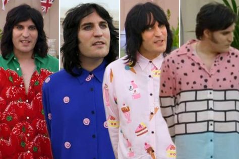 Noel Fielding Bake Off Shirts Noel Fielding, Noel Diy, Bake Off, Gender Studies, Fashion Mood Board, Sight Words, Pretty Men, Golf Outfit, Celebrities Male