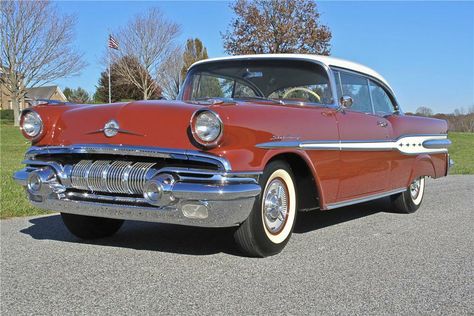 1957 Pontiac, Pontiac Star Chief, Old American Cars, 50s Cars, Pontiac Catalina, America First, Pontiac Cars, Barrett Jackson Auction, Old Race Cars