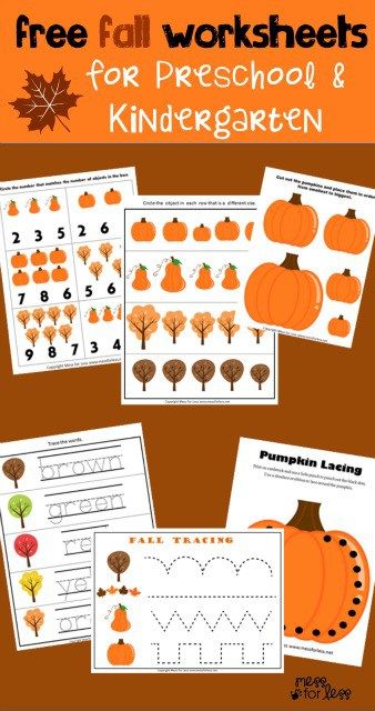 Word Tracing, Fall Worksheets, Counting Practice, Preschool Fall, Fall Preschool Activities, Pumpkin Activities, Fall Lessons, Halloween Worksheets, Fall Love