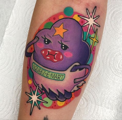 💜 the best princess ever💅🏻 Roberto Euán (@goldlagrimas) #adventuretime #lsp Lsp Tattoo, Lumpy Space Princess Tattoo, Lsp Adventure Time, Disneyland Tattoo, Alex Strangler, Adventure Time Tattoo, Lumpy Space, Funky Tattoos, Lumpy Space Princess