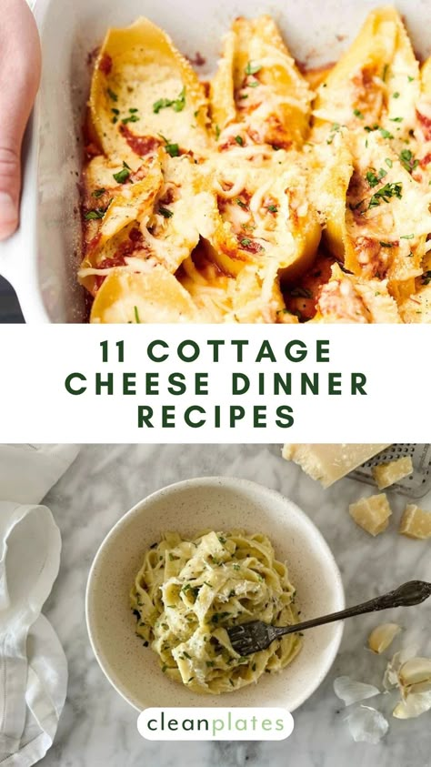 Sauces Made From Cottage Cheese, Whipped Cottage Cheese Pasta Sauce, Cottage Cheese Meal Recipes, Noodles And Cottage Cheese Recipes, Recipes W Cottage Cheese, Cottage Cheese Supper Ideas, Cottage Cheese Chicken Casserole, Cottage Cheese Manicotti, Leftover Cottage Cheese