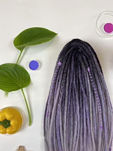 Lavender Dreads, Handmade Dreadlocks, Faux Dreads, Dreadlocks Extensions, Fake Dreads, Crochet Dreads, Synthetic Dreadlocks, Dreadlock Extensions, Synthetic Dreads